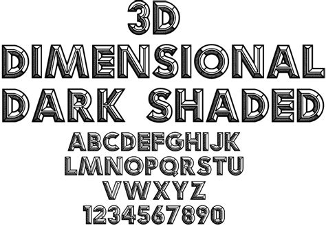 17 3d Shaded Font Images 3d Shaded Fonts Cool Hand Drawn Letter