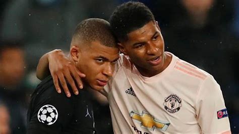 Psg Vs Manchester United Kylian Mbappe Puji Marcus Rashford