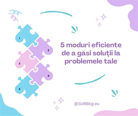 5 moduri eficiente de a găsi soluții la problemele tale SoftBlog