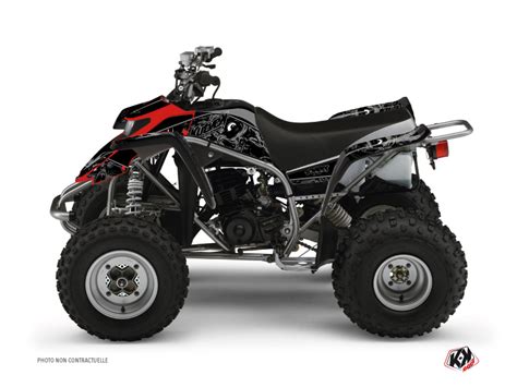 Yamaha Blaster Atv Zombies Dark Graphic Kit Black Kutvek Kit Graphik