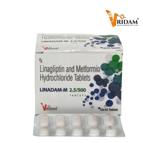 Linagliptin 2 5mg Metformin 500mg ER Tablet Packaging Size