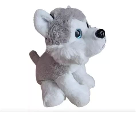 Peluche Perrito Siberiano Lobito Ladra Perro Cachorro Lobo Cuotas Sin