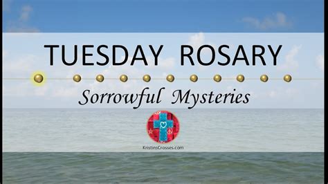 Tuesday Rosary • Sorrowful Mysteries Of The Rosary 💜 July 18 2023