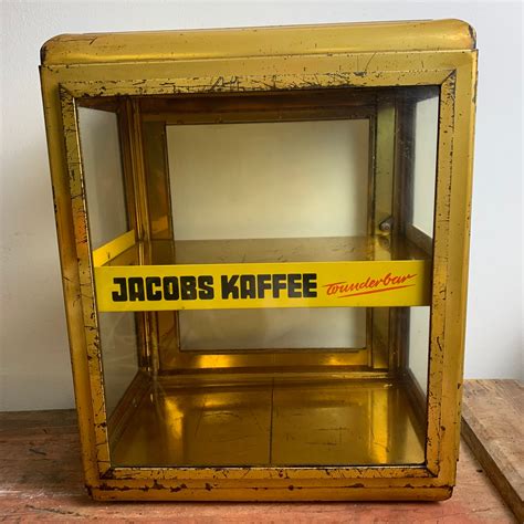 Vintage Jacobs Kaffee Vitrine Trödelfuchs Vintage Shop