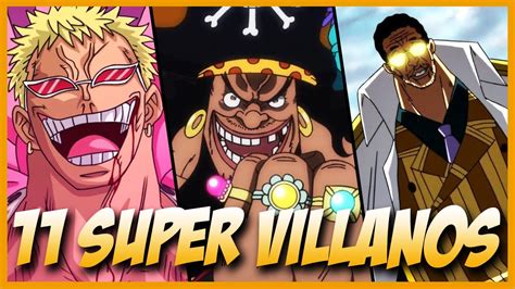 Los 11 MEJORES VILLANOS de One Piece ACTUALIZACIÓN 2023 YouTube