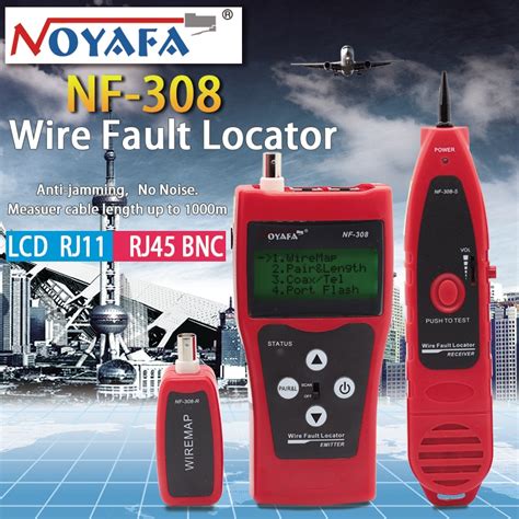 Noyafa Nf Network Monitoring Cable Tester Lcd Grandado