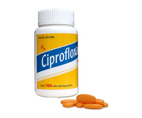 Ciprofloxacin 500mg DMC 100 viên chai Thuốc kháng sinh