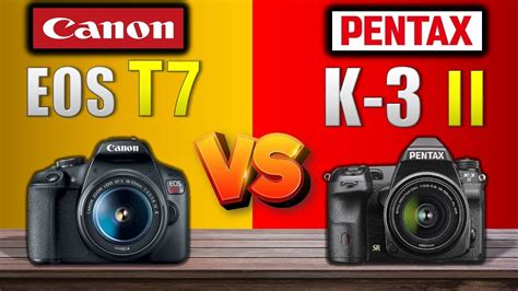 Canon Eos T Vs Pentax K Mark Ii Dslr Comparison Youtube