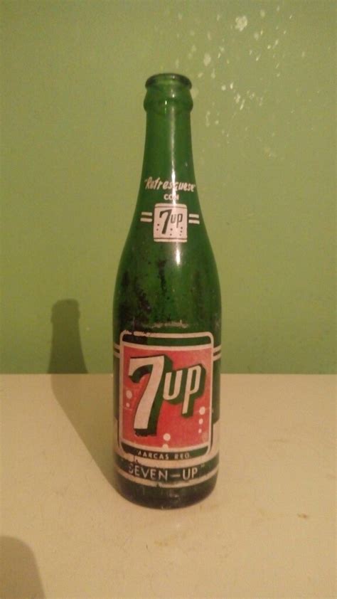 Botella Antigua De Refresco Zup Envase De Coleccion Seven Up 150 00