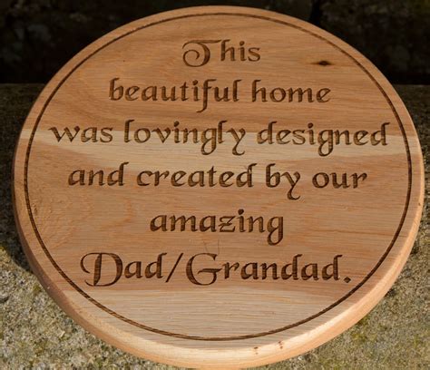 Round And Oval Wooden Plaques House Signs The Sign Maker Wooden