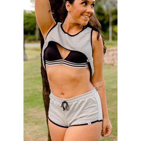 Conjunto Juju Mescla Dona Bonita Polewear