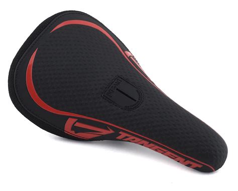 Tangent Remix Pivotal BMX Saddle (Black/Red) (Pro) - Dan's Comp