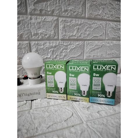 Luxen Classic W Led Light Bulb Sni Year Warranty Shopee Malaysia