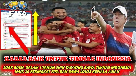 Kabar Baik Prestasi STY Bawa Indonesia Naik Pesat Peringkat FIFA Dan