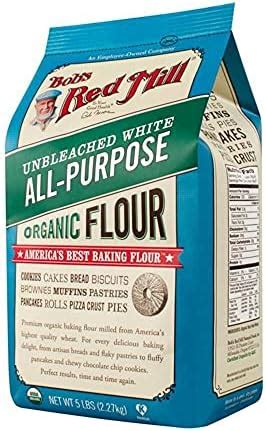 Amazon Bob S Red Mill Flour Unbleached White All Purpose Organic