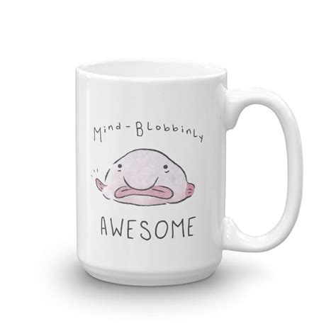 Quirky Mug Blobfish Mug Blobfish Coffee Cup Funny Mug Etsy