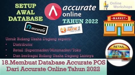 Bab Membuat Database Accurate Pos Dari Accurate Online Tahun