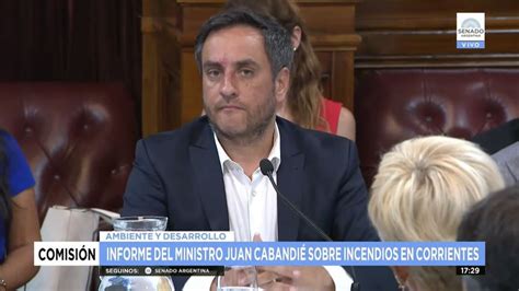 Juan Cabandié Se Presenta Ante El Senado Para Detallar Las Acciones Del