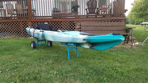 Built A Pvc Cart And Stand For My Kayak Rkayakfishing