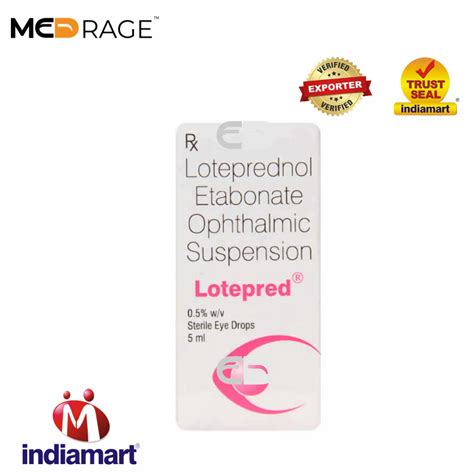 Loteprednol Eye Drop Lotepred Eye Drop Packaging Type Bottle 5 Ml