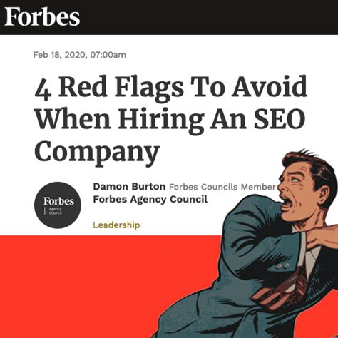 Red Flags To Avoid When Hiring An Seo Company