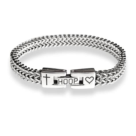 Geloof Hoop Liefde Schakelarmband Smal Sieraad Met Een Boodschap