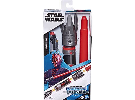 Figura Star Wars Lightsaber Forge Sable De Luz Rojo Extensible De