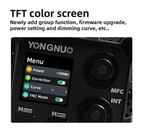 YONGNUO YN150 Kit Version，150W Handheld Bi-Color Video Light, mini ...