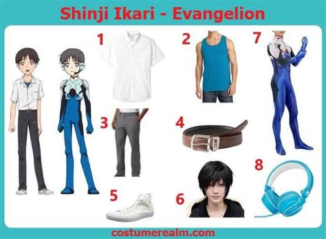 Dress Like Shinji Ikari From Evangelion Diy Shinji Ikari Costume Guide Diy Evangelion Shinji