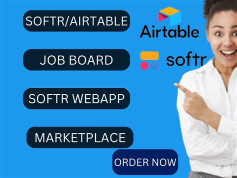 Softr Webapp Job Board Client Portal Marketplace Airtable Upwork