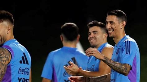 Angel Di María se incorporó a los trabajos en Argentina de cara al