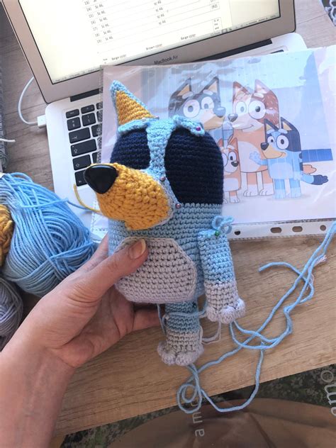 Blue Heeler Puppy Crochet Pattern Australian Cattle Dog Etsy
