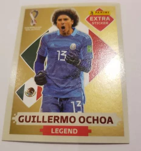 Guillermo Ochoa Oro Extra Sticker Panini Qatar Figurita Env O Gratis