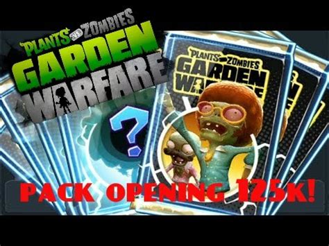 PACK OPENING 125K Plants Vs Zombies GARDEN WARF YouTube