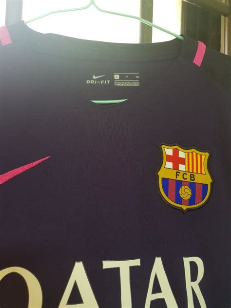 Nike Fc Barcelona 1617 Away Kit Mens Fashion Activewear On Carousell