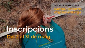 Inscripcions A Camps I Entorns Daprenentatge Servei