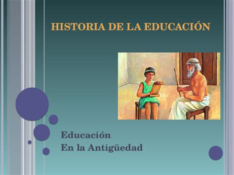 Ppt Historia De La Educación