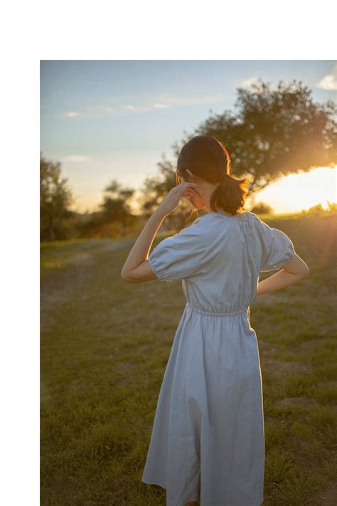 Textured Cotton Puff Sleeve Dress Our Second Nature