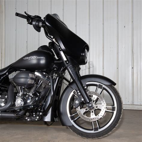 Hogworkz Vivid Black In Wrapped Front Fender Hw Harley