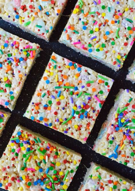 Magical Rainbow Rice Crispy Treats Wonkywonderful