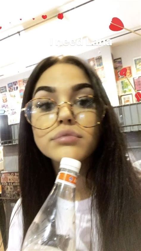 Grafika Alternative Chic And Beauty Maggie Lindemann Glasses Makeup Aesthetic Girl