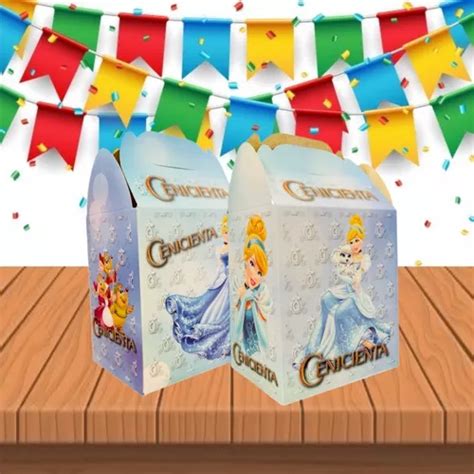 50 Cajas Dulceros Personajes Fiesta Carton Aguinaldos Bolo En Venta En