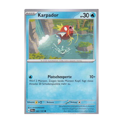 Karpador 042 193 Entwicklungen In Paldea Pokemon Karte Kaufen