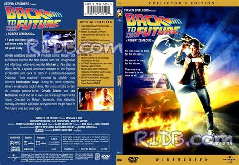 Back to the Future - DVD front cover | The future movie, Zemeckis, Spielberg