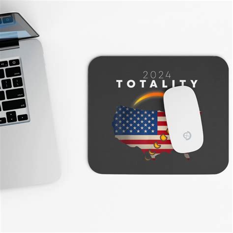 Annual Totality Solar Eclipse 2024 America Total Eclipse Mouse Pads