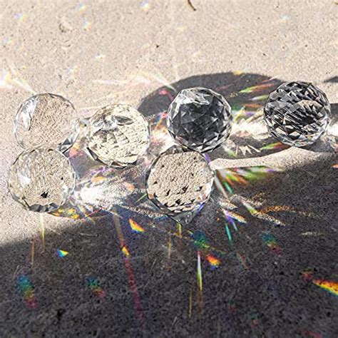 Merrynine Pack Crystal Ball Mm Prism Sun Shine Catcher Rainbow