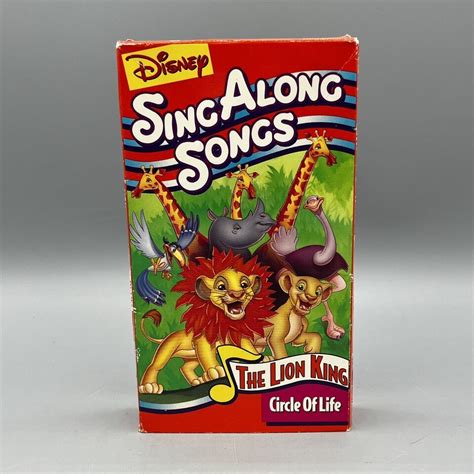 Disney S Sing Along Songs The Lion King Circle Of Life Vhs Tape C Vhs Tapes