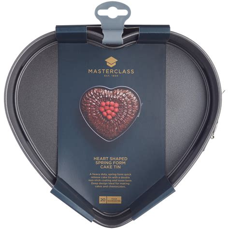 Masterclass Non Stick Spring Form Heart Shape Cake Tin