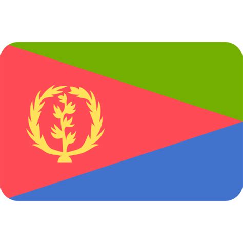 Eritrea Flags Rounded Rectangle Icon