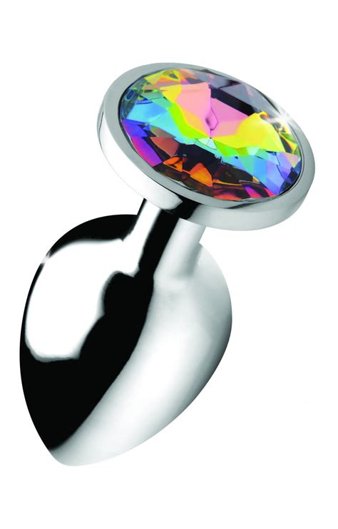 Rainbow Prism Gem Anal Plug Large Btys Ag Lrg